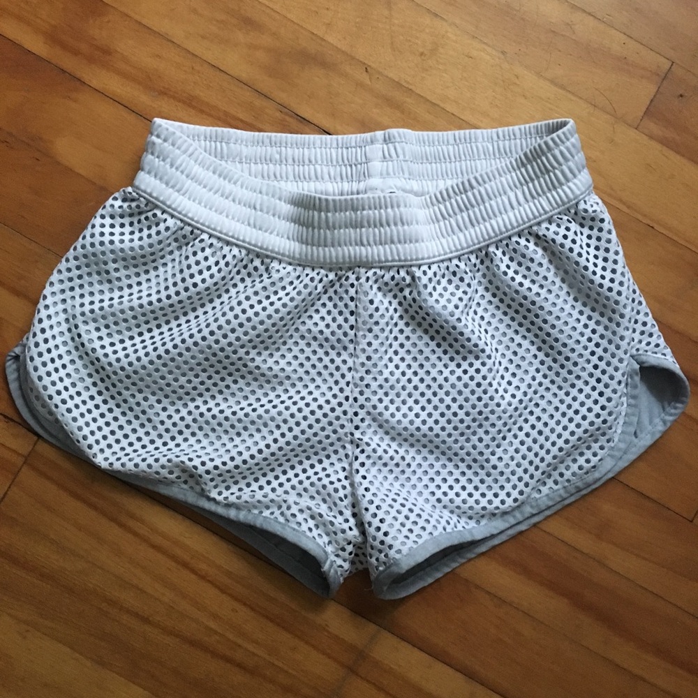 White Champion Athletic Shorts
